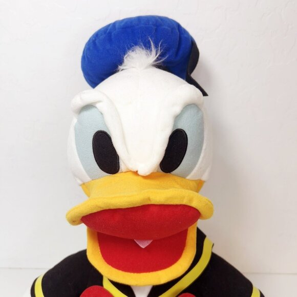 Disney SEGA Donald Duck Plush Toy 18" Stuffed Animal With Sailor Outfit & Hat - Picture 6 of 6